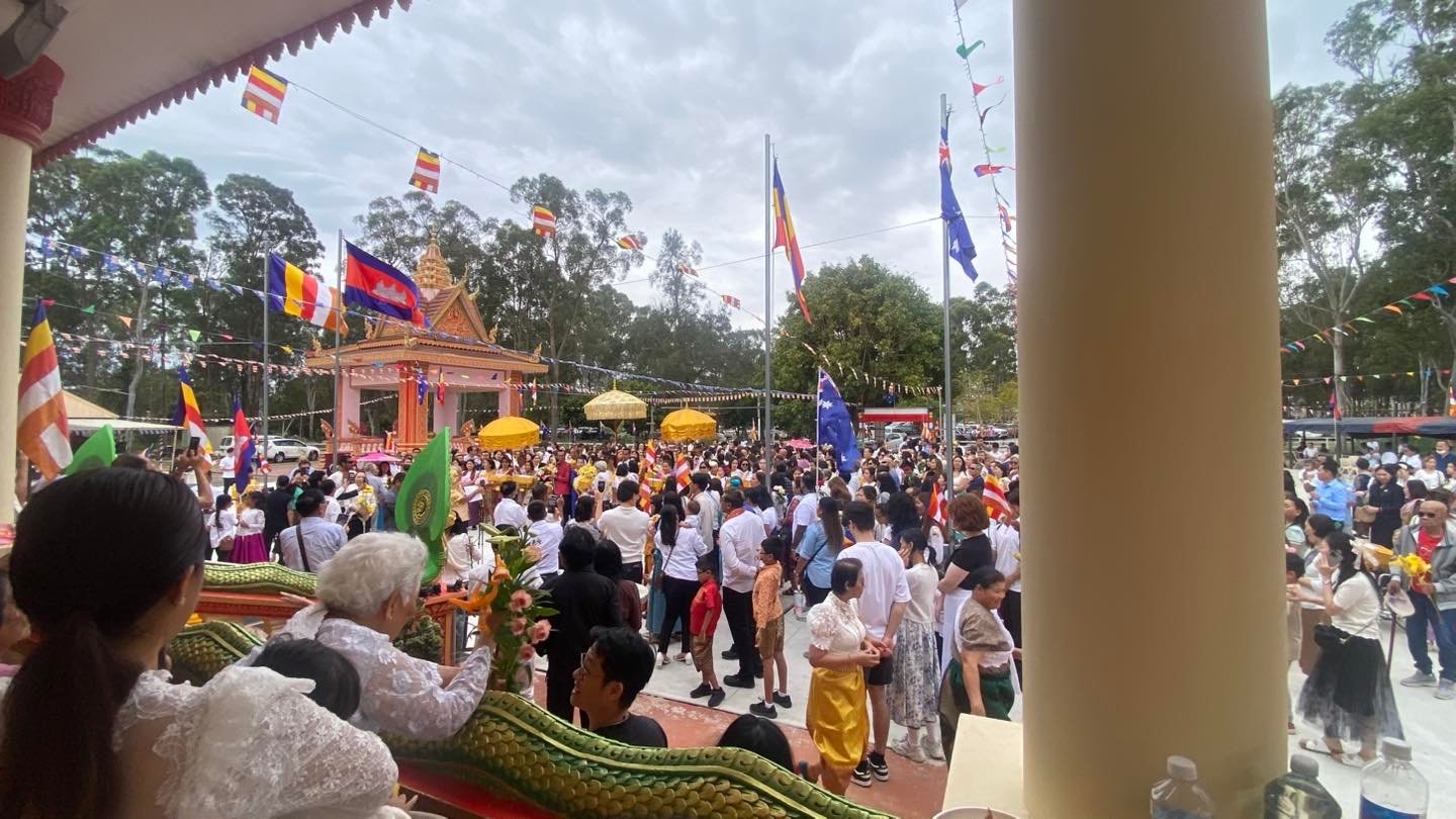 ពិធីបុណ្យកថិនទាន នៃវត្តកេតនៈរ៉ូស្ម័រខ្មែរកម្ពុជាក្រោមប្រទេសអូស្រ្តាលី