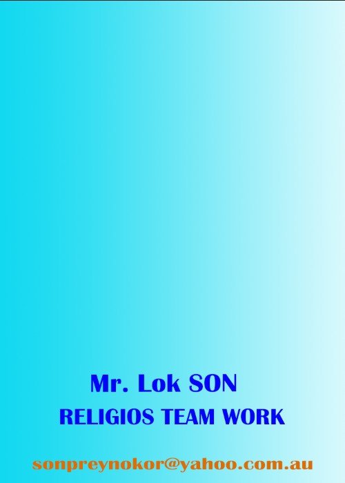 Mr. Lok SON.RELIGIOS TEAM WORK